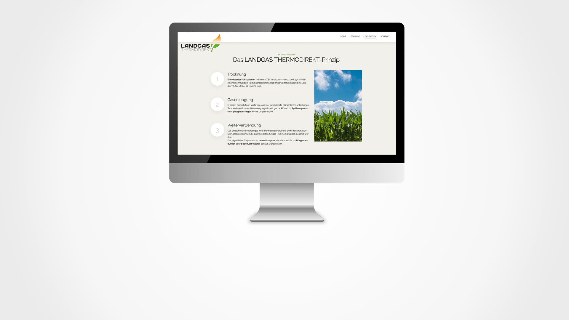 Website Landgas Thermodirekt