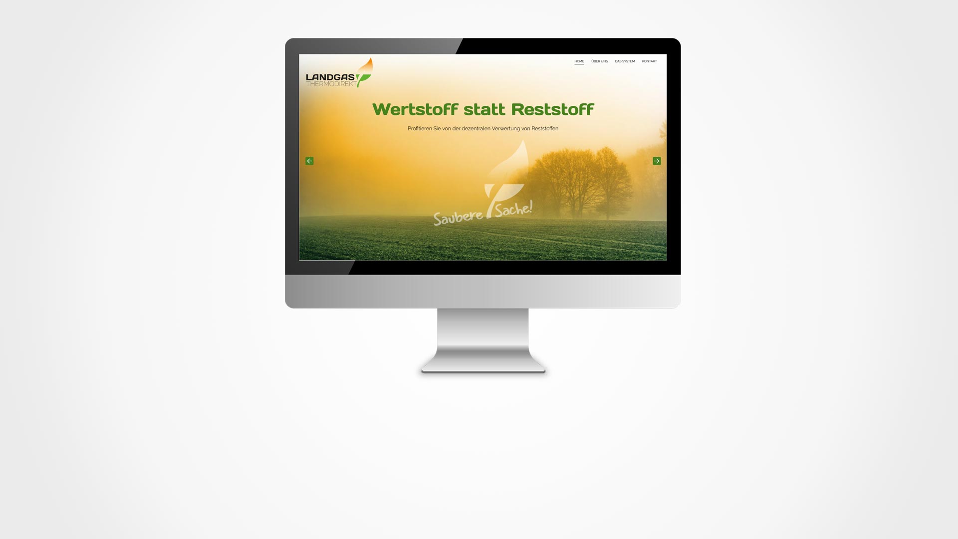 Website Landgas Thermodirekt